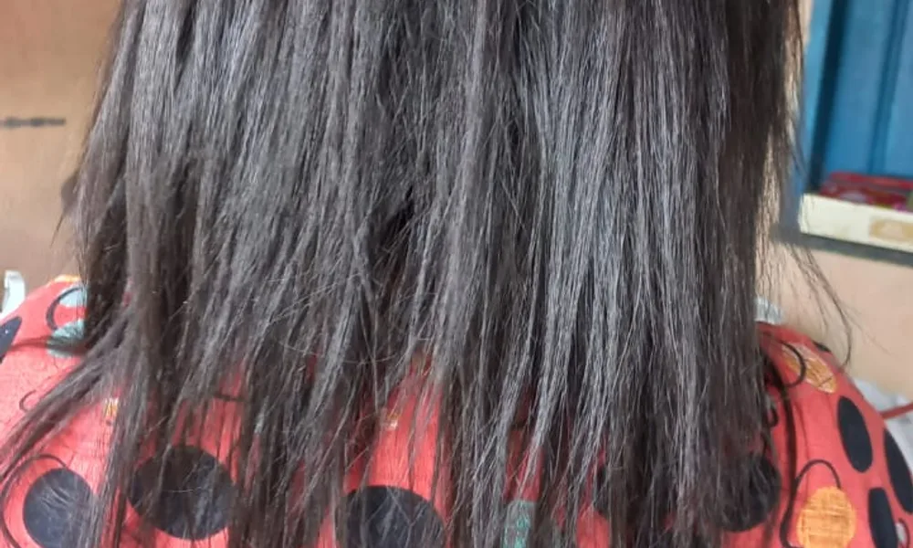 Comparativo de raiz antes e depois do alinhamento vegetal Havana: raiz crespa transformada em liso natural